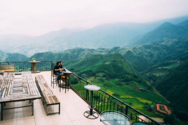 Sip on a cup of hot coffee in Sapa